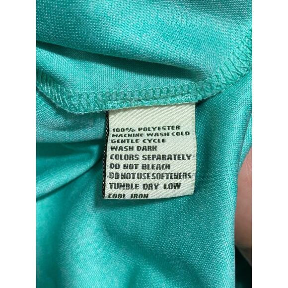 Donald Ross Sweater Mens LARGE Green Quarter Zip Performance Pullover Golf Logo - Picture 7 of 8